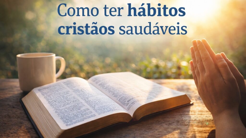 Como ter hábitos cristãos saudáveis e UMA VIDA RENOVADA